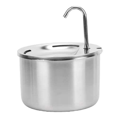 Fuente para agua para gatos acero inoxidable 3.2L miniatura 2