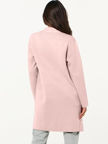 Image of ANRABESS Cardigan Sweater for Women Casual 2026 Fall Fashion Coat Long Sleeve Open Front Knit Coatigan Outwear
