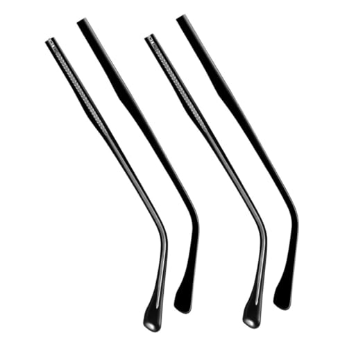 Patillas de metal negro Mipcase para reparar monturas de oficina y anteojos de sol