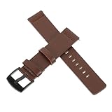 KALLORY Correa de Reloj de Cuero para Hombre y Mujer 20 MM Hebilla Resistente para Reparación y Reemplazo en Relojes Inteligentes