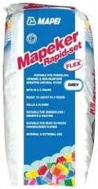 2 x Mapeker Rapid-Set Flex Grey 20 Kg, Adhesive Grey Adhesive & Sealants, Per Unit