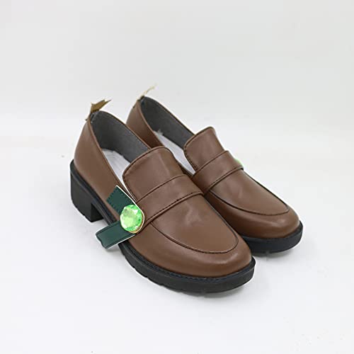 Yuancoser Mondstadt Venti Cosplay Brown Slip-on Shoes C0063