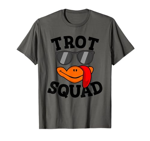 Trot Squad Turkey Trot Funny Thanksgiving Trot Squad para hombre Camiseta