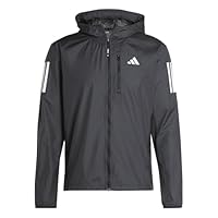 adidas Performance Own The Run Men's Running Jacket, Black, XX-Large