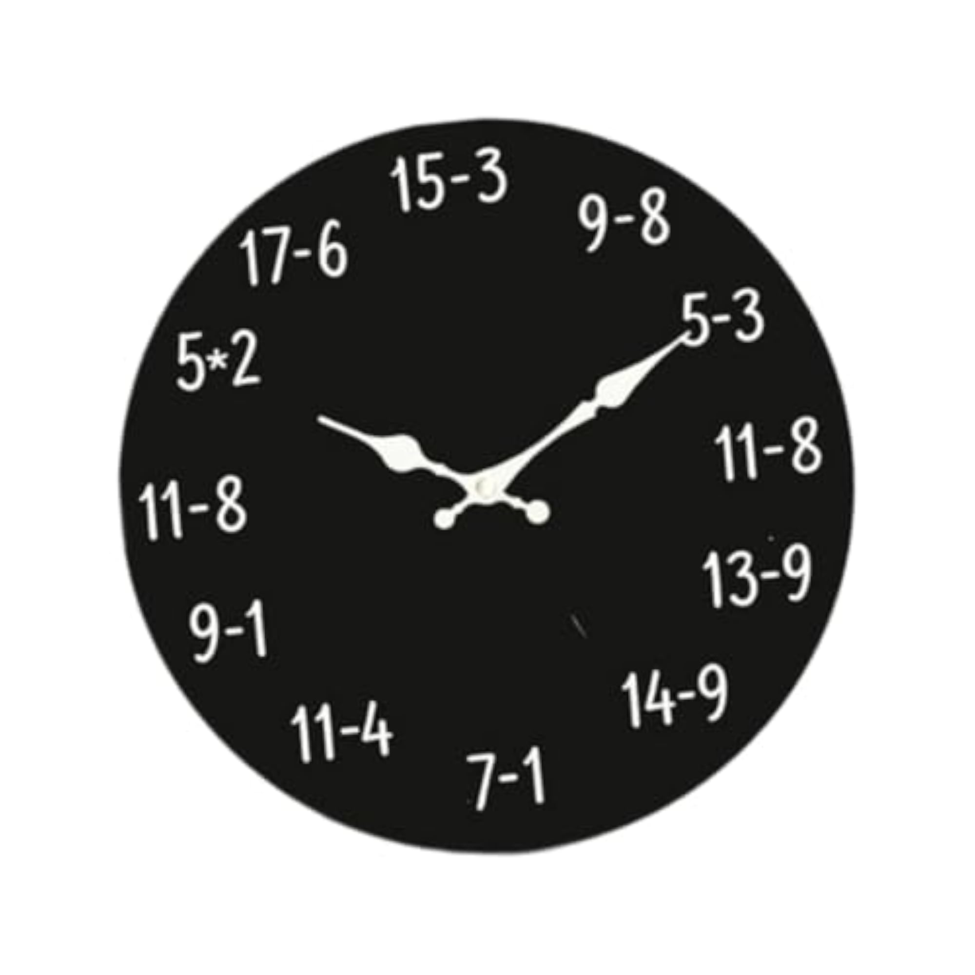 Math Equations Wall Clock Ideal Gift for Students