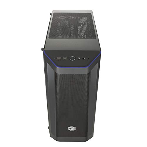 GABINETE MASTERBOX MB511 MID TOWER PRETO com AZUL - MCB-B511D-KANN-S03, Cooler Master