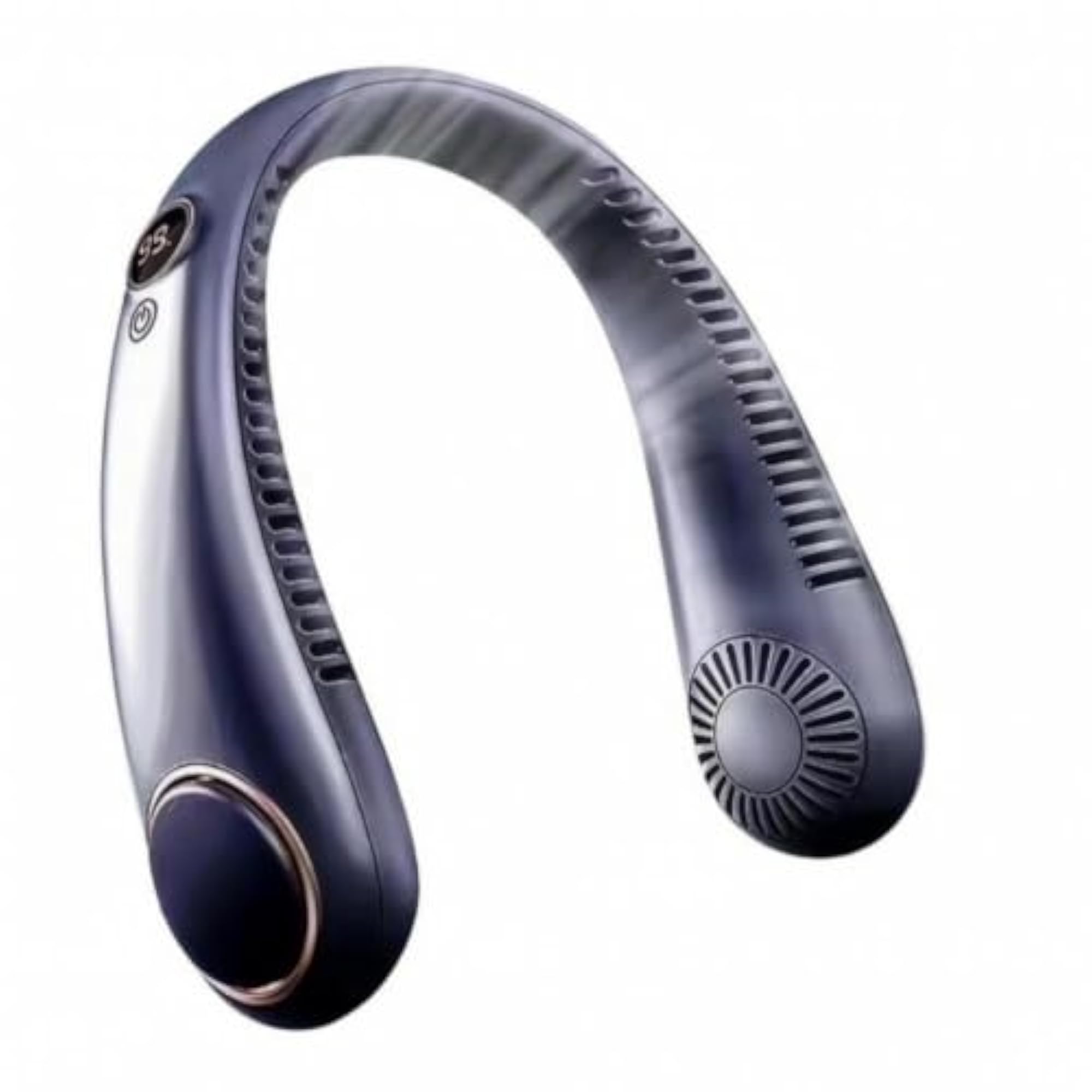 Quiet Bladeless Wearable Fan, Rechargeable & Portable