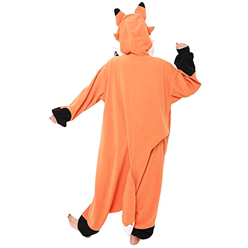 Sazac Red Fox Kigurumi - Onesie Jumpsuit Halloween Costume #TOP6