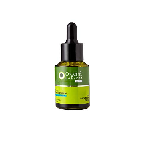 Organic Harvest Sea Buckthorn Range Herbal Ayurvedic Activ Retention Hydrating Serum No harsh chemicals, animal ingredients, parabens, mineral oil, or pesticides (30 ml / 1.01 fl oz)