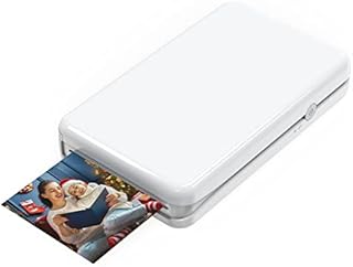 Instant Photo Printer 2x3'' Portable for Travel, Wireless Photo Printer with Bluetooth Connection, 4 Pass, Inkless