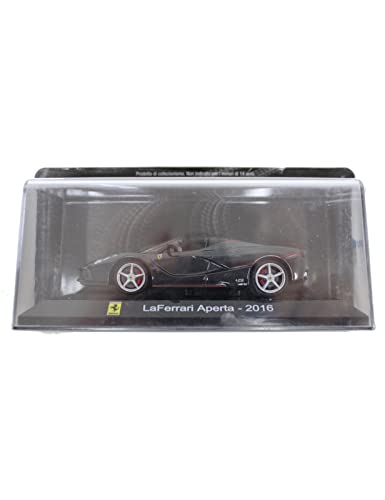 Ex Mag Ferrari La Ferrari Aperta 2016 1:43 scale Diecast Model Car, Black