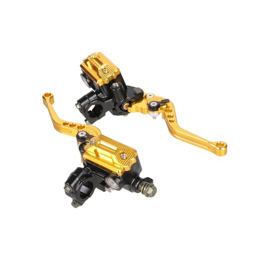 Levier d'embrayage de moto universel 22 mm avec pompe or