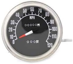 2:1 Ratio Speedometer 0-120 Black