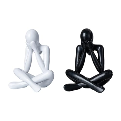 Frewurwer Estatua Abstracta Nórdica Figura Abstracta Escultura Pequeños Adornos Mini Arte Moderno Decoración de Escritorio D