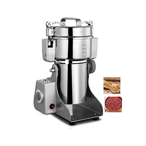 Molinos de granos, Molino de granos eléctrico Molinillo de especias Molinillo de hierbas Pulverizador Máquina de polvo para especias Hierbas Café Arroz Maíz Sésamo Soja Alimento para peces Pimienta Me