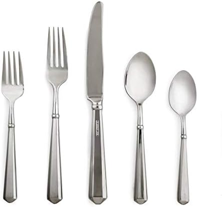 KATE SPADE Todd Hill 5-piece Flatware Set, 0.90 LB, Metallic