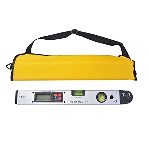 Buscador de ángulos digital LCD 0~225 grados con bolsa miniatura 4