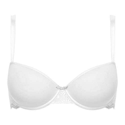 Passionata Damen Georgia T-Shirt BH, Weiß 10, (Herstellergröße:85E)