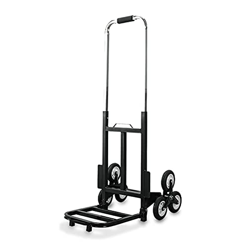 Carretilla plegable resistente 100kg capacidad, 6 ruedas miniatura 1