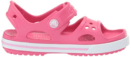 Sandália, Crocs, Crocband II Sandal OS Kids, Paradise Pink/Carnation, 31, Criança Unissex