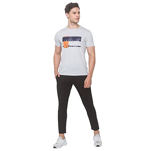 Image of Spykar Men's Slim Fit Track Pants