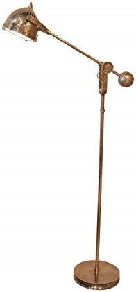 Decoshop - Lámpara de pie y contrapeso de níquel