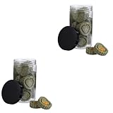 2 piezas 1 conejo molar pastel hámsters juguete de molienda galleta conejillo de indias animales pequeños juguetes masticar conejito masticar juguetes conejo masticar