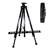 アルミイーゼル Hema Culture軽量 画架 ウェルカムボードや店看板ささえ 見た目と実用性を兼ねて持ち運べ軽いイーゼル 野外スケッチ 卓上ターレンス 穏やかにささえられるいーぜる