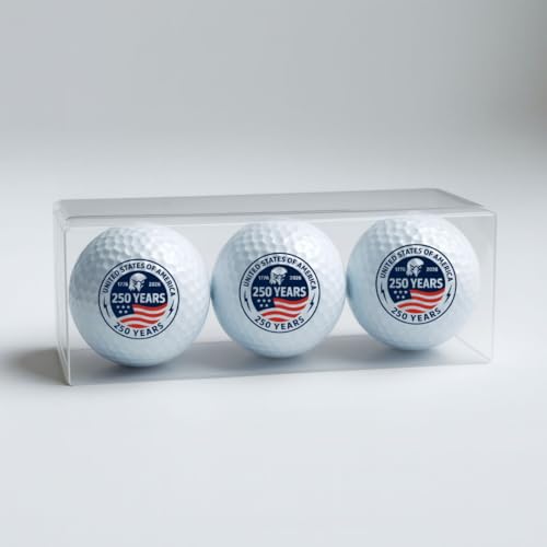 USA 250th Anniversary Patriotic Golf Balls – Eagle Design