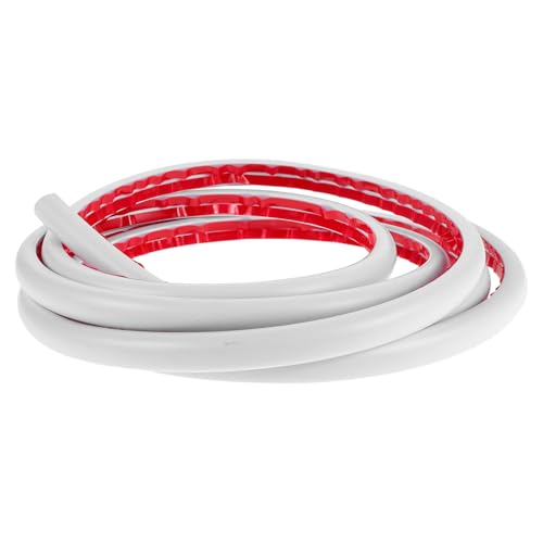 HOLIDYOYO Channel Cable Cover for Cords Floor Soft Crush Cable Hider Surface Mounted Wire Concealer for Efficient Cable Organization Tidy Management Durable Fire Resistant