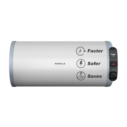 [Amazon Pay ICICI Card Cashback + Extra 3% Cashback ] Havells Fabia Slim 25L Horizontal Right Storage Water Heater(Geyser)|Faster Heating|Safer to use|Saves electricity|Anti Rust Tank|Incoloy Element|7 Year Tank Warranty| Free Installation & Flexi Pipes - Amazon at ₹9191 (55% Off) – Amazon