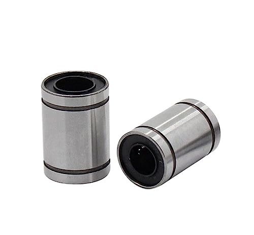 Cojinetes lineales LM8UU y LM12UU para varillas de eje lineal y rieles CNC de 10 unidades