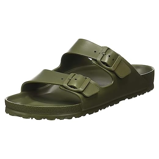 Birkenstock Unisex Arizona Essentials EVA Sandal, Khaki, 37 N EU