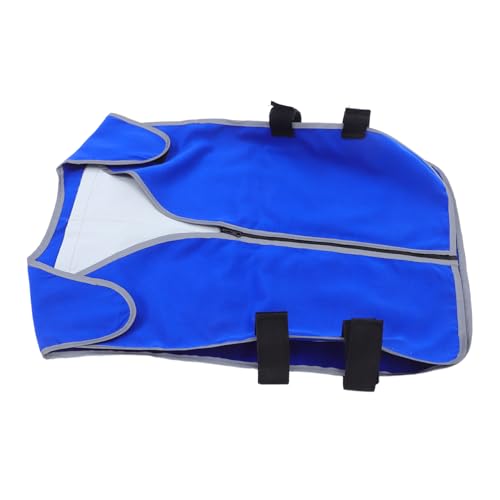 Gilet rafraîchissant de protection thermique haut de gamme bleu ventilé ajustable