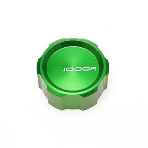 Tapa de depósito de líquido de frenos para Kawasaki Z1000R 2017-2021 de aluminio verde