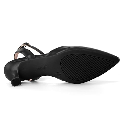 mysoft Women's Pumps Shoes Ankle Strap 2 Inch Kitten Heels Sexy Pointed Toe Wedding Party Dress Sandals3