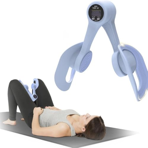 Kegel Exercise | Inner Thigh Exerciser | Pelvic Floor Muscle Workout Equipment | Thigh Workout Equipment | Hip and Pelvis Trainer Device for Home, Gym | Fitness Tool for Men & Women (LED)