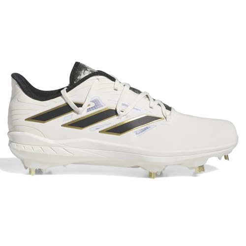 adidas Mens Adizero Afterburner 9 Baseball Baseball Sneakers Shoes - White