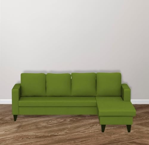 Image of The MM Furniture store Premium Fabric Sofa - Olive (5 Seater - RHS)