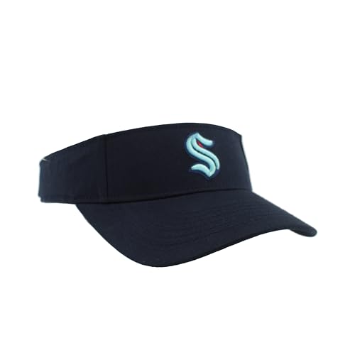 Image of ZHATS NHL Unisex-Adult NHL Officially Licensed Visor Drill Icon Team Color