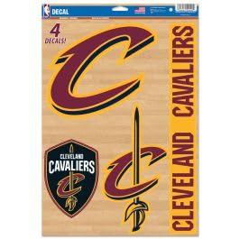 Wincraft Autocollant Officiel NBA Cleveland Cavaliers Multi-Use Plaque Murale Vinyle Glossy Uni Salle de Séjour
