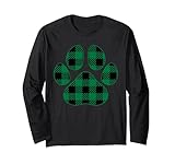 Photo Gallery dog lover paw print plaid pet lover verde plaid paw print maglia a manica Photo Gallery dog lover paw print plaid pet lover verde plaid paw print maglia a manica