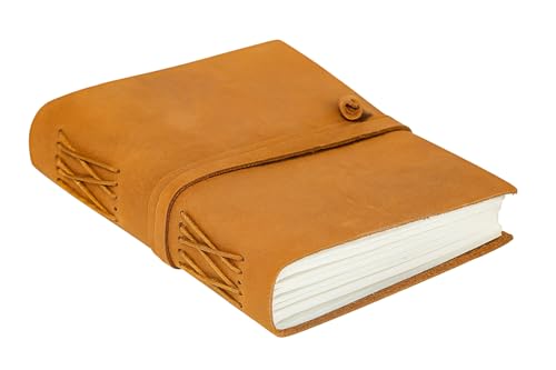 Journal en cuir fait à la main carnet de notes premium papier non ligné pour artiste
