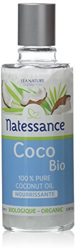 Natessance Huile De Coco Bio 100 Ml - Lot De 2