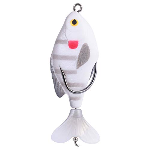 ABOOFAN 1Pc Simulação Isca Isca macia de água do mar Iscas de pesca de água doce