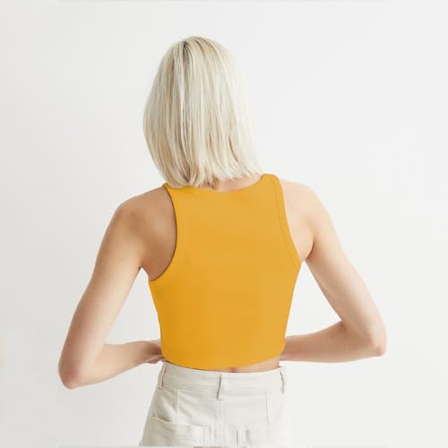 Image of KERI PERRY Tops for Women Crop Top for Women's Tank Activewear Tee Sports Western Casual Cotton Camisole Pack of 3 Combo