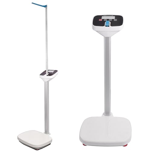 Digital Medical Scale Professional Height and Weight Physicians Scale for Hospital School Beauty Salon.Measuring Range: 0.44 lbs - 440 lbs 2.3 ft - 5.8 ft.