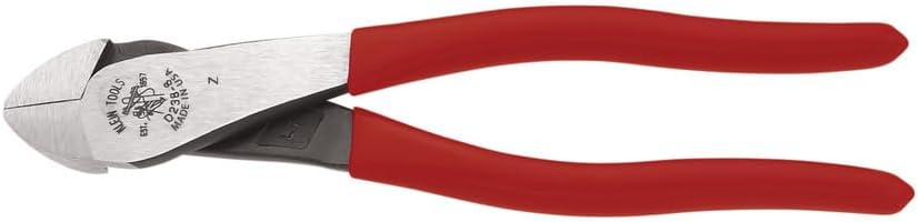 Klein Tools D238-8 Pliers, Made in USA, Diagonal Cutting Pliers with Angled H...