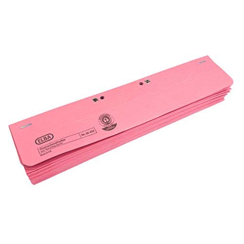 Preisvergleich Produktbild ELBA Ösenschmalhefter DIN A4 Manilakarton, 250 g qm, rot