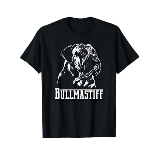 Bullmastiff T-Shirt mit Hundeportrait